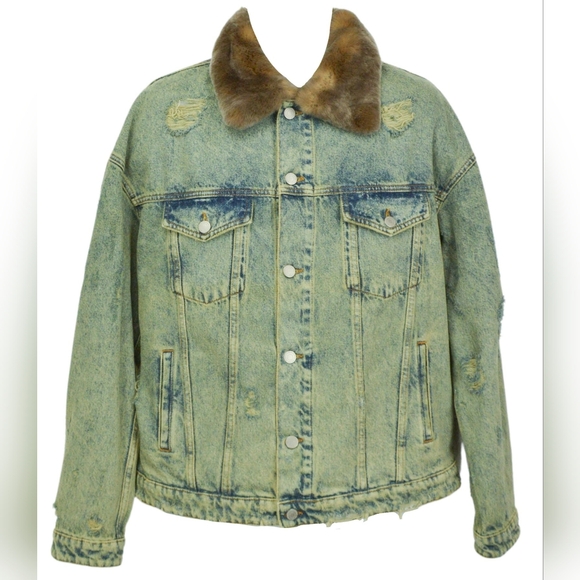 NWT Alchemist Ghost River denim jacket